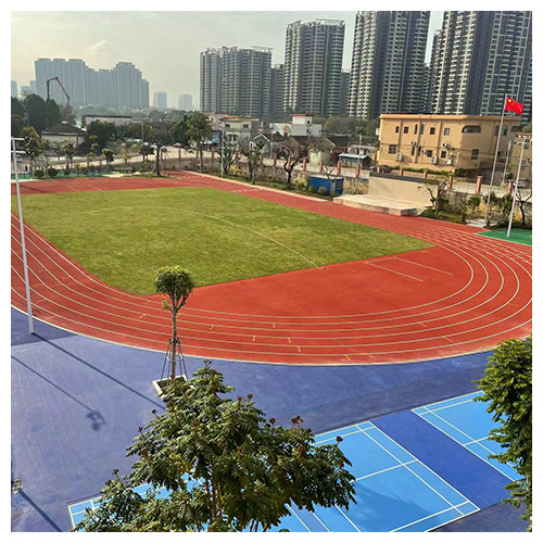 海南中山东凤镇中心小学无缝预制型跑道