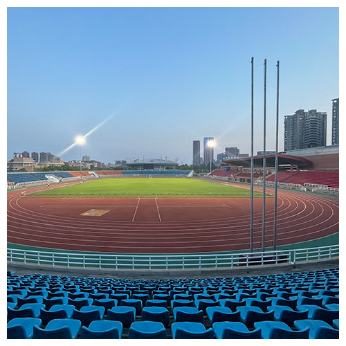 海南杭州电子科技大学混合型塑胶跑道